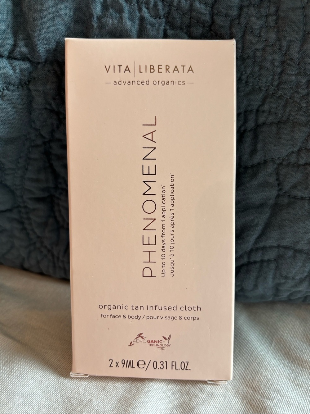 Vita Liberata Phenomenal Organic Self Tan Cloths Face Body 2 Pack Medium NEW
